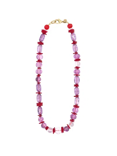 Sita Nevado Women's Ana Necklace - Pink
