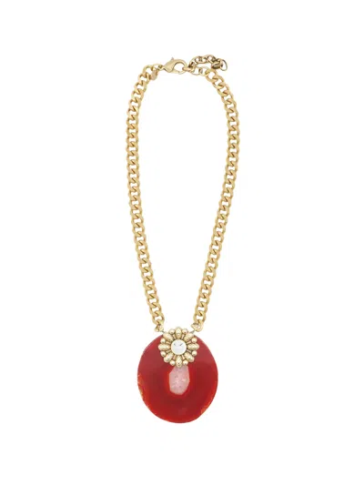 Sita Nevado Women's Big Rebanada Necklace Ii - Gold