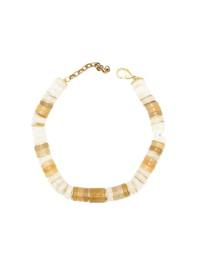 Sita Nevado Women's Big Tunel Necklace - Brown