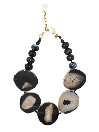 Sita Nevado Women's Black Fosca Necklace