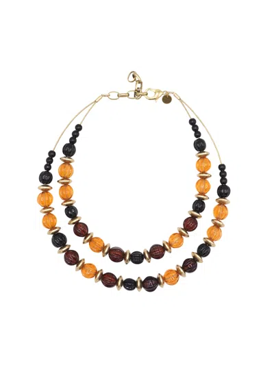 Sita Nevado Women's Brown Loop Necklace