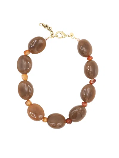 Sita Nevado Women's Camino Necklace - Brown