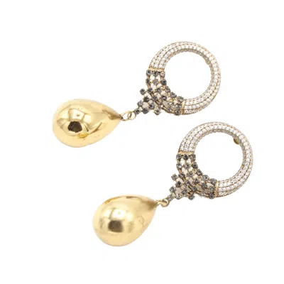 Sita Nevado Women's Campanile Earrings - Grey