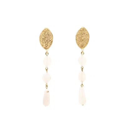 Sita Nevado Women's Candil Earrings - White