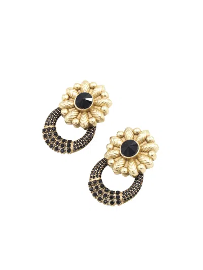Sita Nevado Women's Clavel Earrings - Black