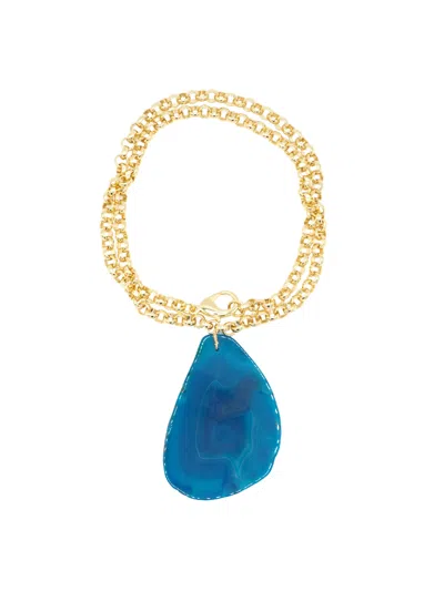 Sita Nevado Women's Colmillo Necklace - Blue