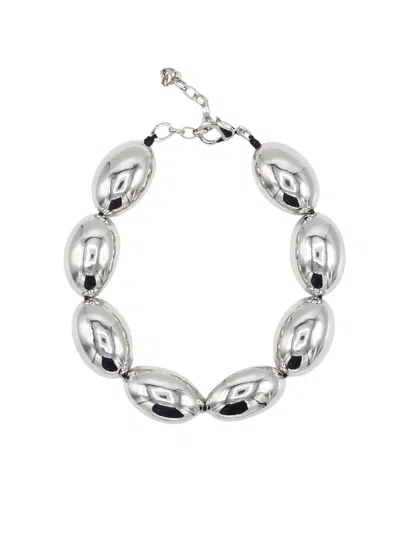 Sita Nevado Women's Egg Necklace - Silver
