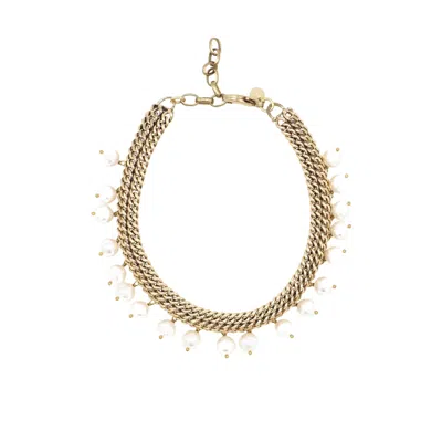 Sita Nevado Women's En Fila Necklace - Gold