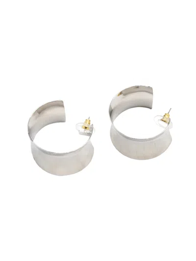 Sita Nevado Women's Flip Earrings - Silver