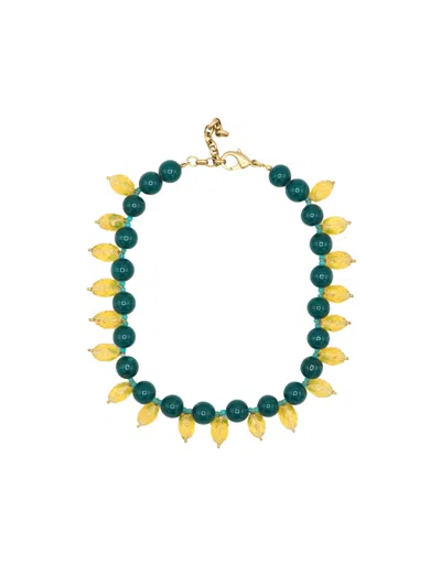 Sita Nevado Women's Fruta Necklace - Green