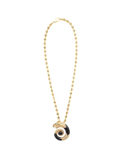 Sita Nevado Women's Gold / Black El Puma Necklace