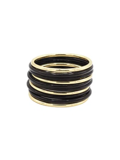 Sita Nevado Women's Gold / Black Soiree Bracelets In Multi