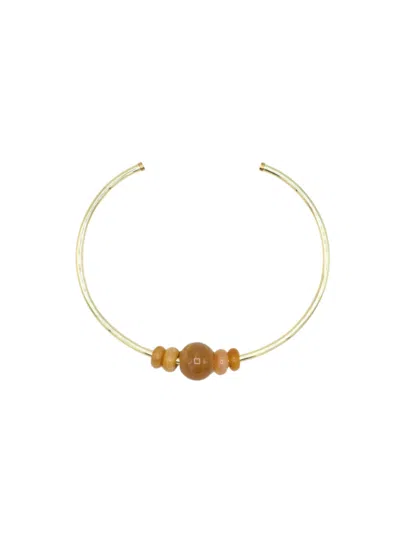 Sita Nevado Women's Gold / Brown Hebes Necklace - Brown