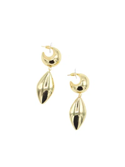 Sita Nevado Women's Gold Dia Largo Earrings