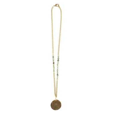 Sita Nevado Women's Gold / Green Pollock Necklace - Green