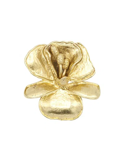 Sita Nevado Women's Gold Mimosa Brooch
