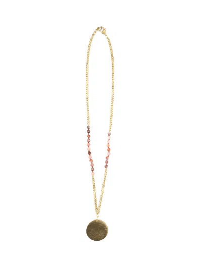 Sita Nevado Women's Gold / Pink / Purple Pollock Necklace - Pink In Multi