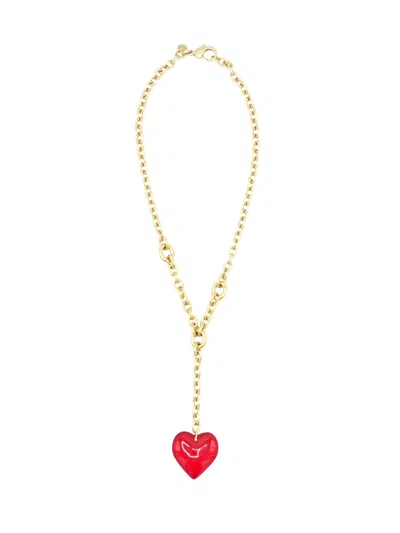 Sita Nevado Women's Gold / Red Tkm Necklace - Red