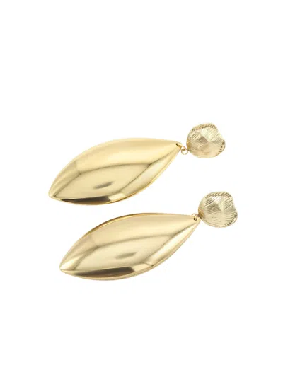 Sita Nevado Women's Gold The Leaf Earrings Ii