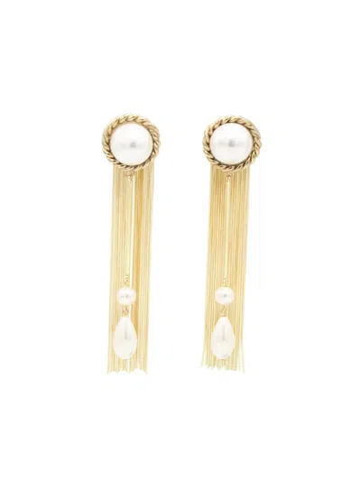 Sita Nevado Women's Gold / White Madame Earrings In Multi