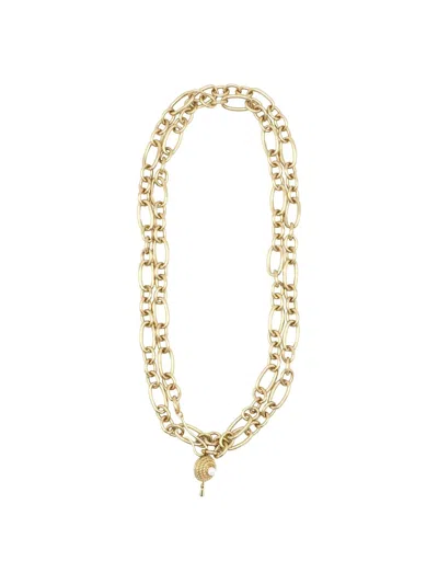 Sita Nevado Women's Gold / White The Eye Necklace - White In Multi
