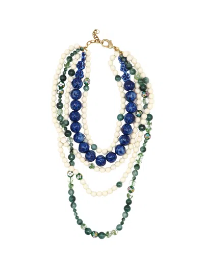Sita Nevado Women's Green / Blue Romeria Necklace - Blue In Multi