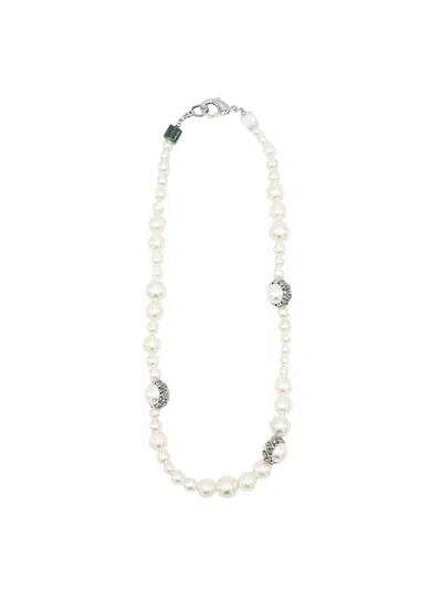 Sita Nevado Women's Green / Silver Valentina Necklace - Green In Multi
