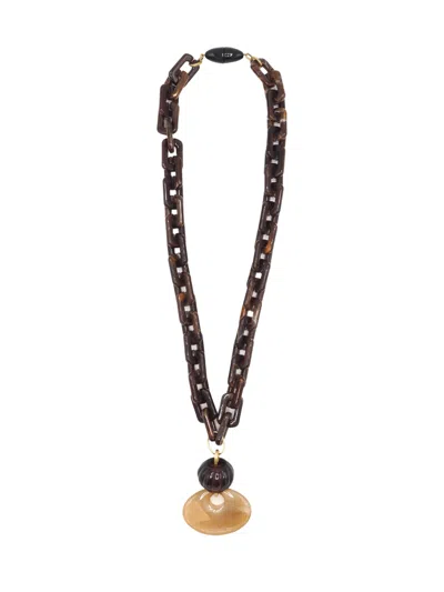 Sita Nevado Women's Greta Necklace - Dark Brown