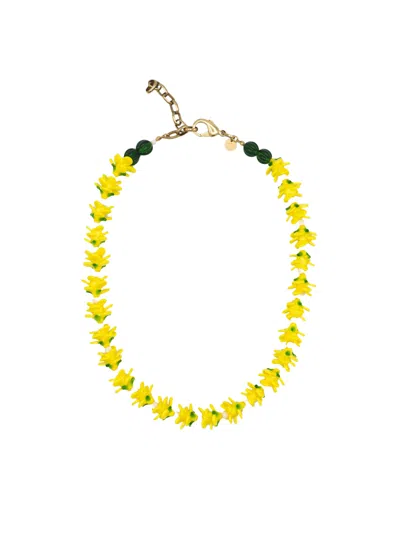 Sita Nevado Women's Hibisco Necklace - Yellow