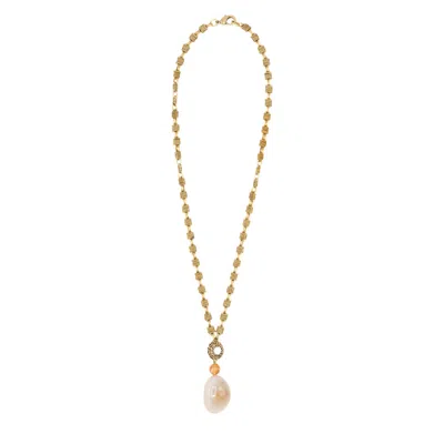 Sita Nevado Women's Huesito Necklace - Gold