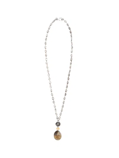 Sita Nevado Women's Huesito Necklace - Silver