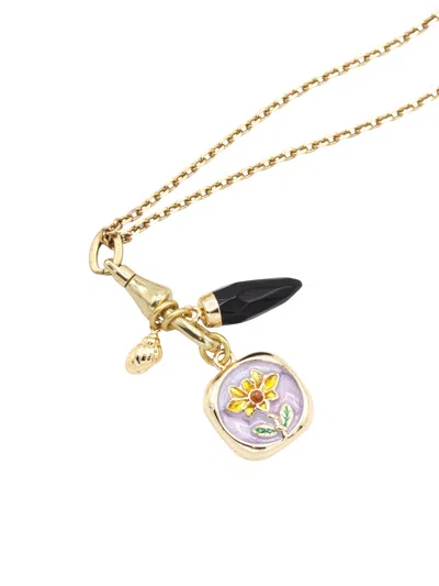 Sita Nevado Women's Jardinera Necklace - Purple