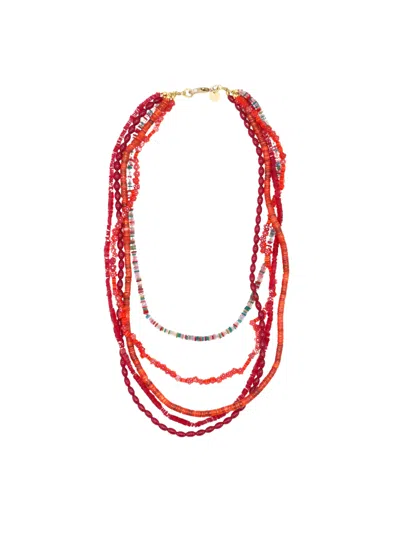Sita Nevado Women's La Platja Necklace - Red