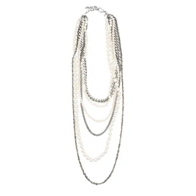 Sita Nevado Women's Laberinto Necklace - Silver