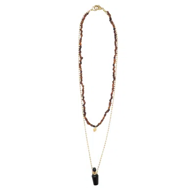 Sita Nevado Women's Le Parfum Necklace - Black