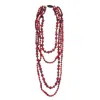 Sita Nevado Women's Liana Necklace - Dark Red In Red