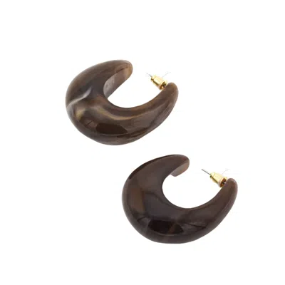 Sita Nevado Women's Llit Earrings Ii - Dark Brown