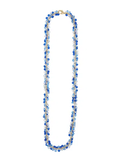 Sita Nevado Women's Long Grosella Necklace - Blue