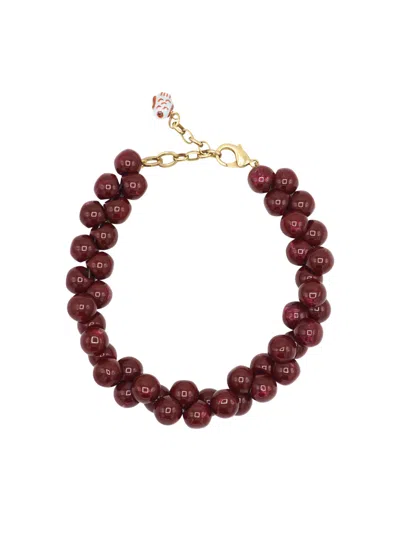 Sita Nevado Women's Manuela Necklace - Dark Red