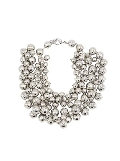 Sita Nevado Women's Maraca Necklace - Silver