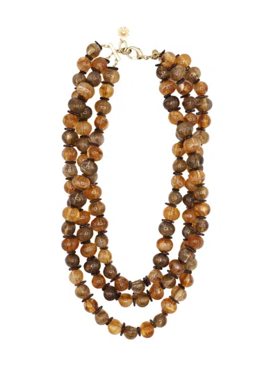 Sita Nevado Women's Margot Necklace - Brown