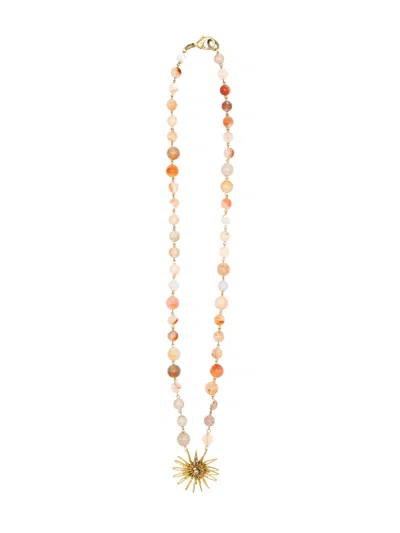 Sita Nevado Women's Minta Necklace - Orange