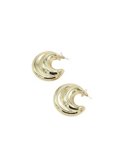 Sita Nevado Women's Moon Earrings - Gold