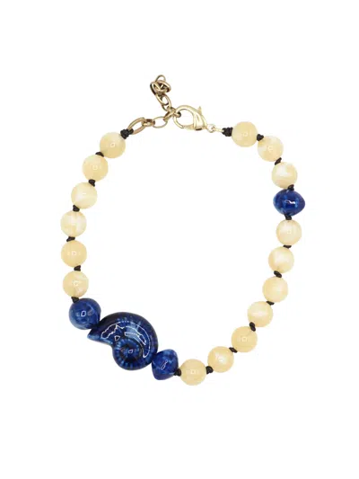 Sita Nevado Women's Nautilus Necklace - Blue