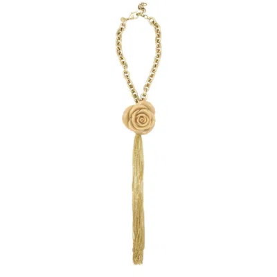 Sita Nevado Women's Neutrals Ramillete Necklace - Beige In Sand