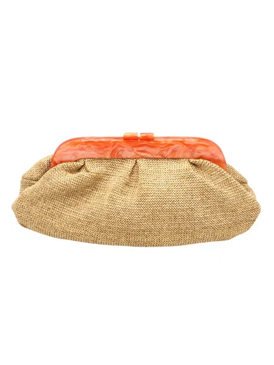 Sita Nevado Women's Neutrals / Yellow / Orange Pitu Bag - Natural With Orange