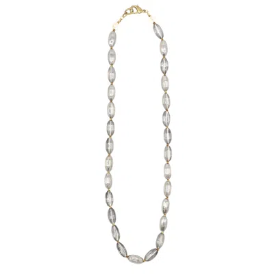 Sita Nevado Women's Olivas Necklace - Grey In Gray