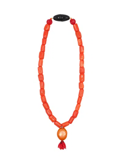 Sita Nevado Women's Orange Cacatua Necklace
