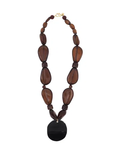 Sita Nevado Women's Penelope Necklace - Brown