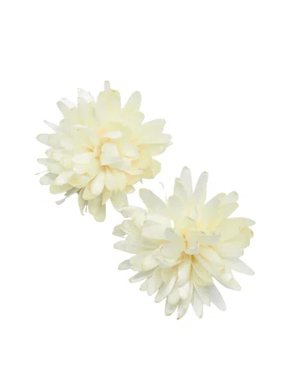 Sita Nevado Women's Petunia Earrings - White